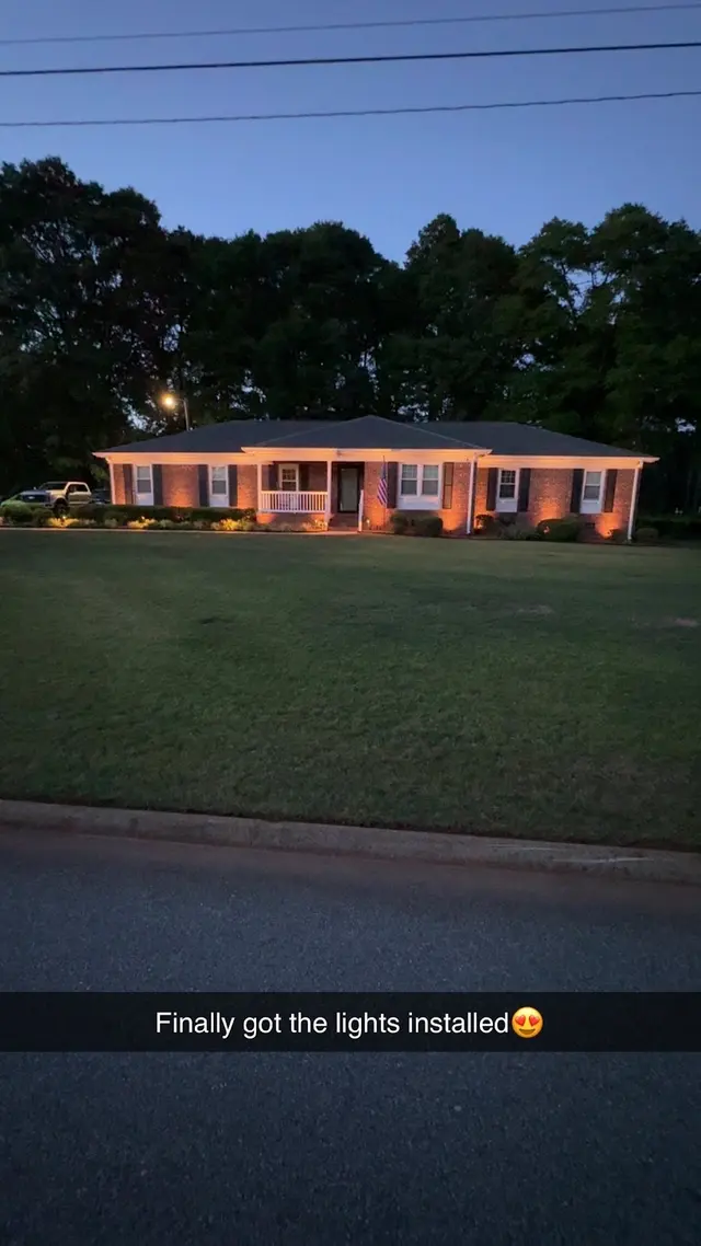 Customer photo of work by Outdoor Lighting Solutions, from Justin Davis's review