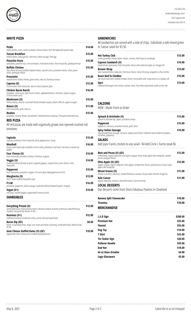 Masthead Brewing Co. — photo from the business 8