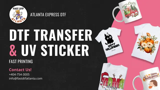 Fast Dtf Atlanta Dtf Prints & UV stickers & Custom T-Shirts — photo from the business 3
