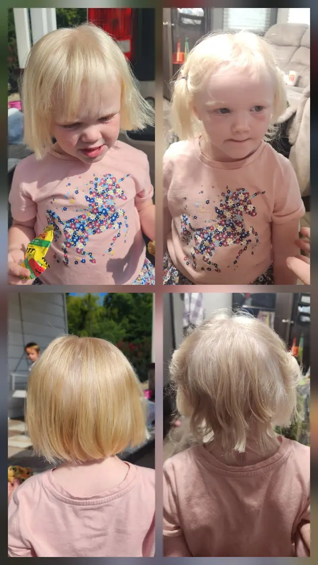 Customer photo of work by Shear Perfection, from Elissa Putnam's review