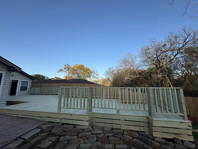 Customer photo of work by Decks Fence Wood Contractors, from Lianna Slater's review