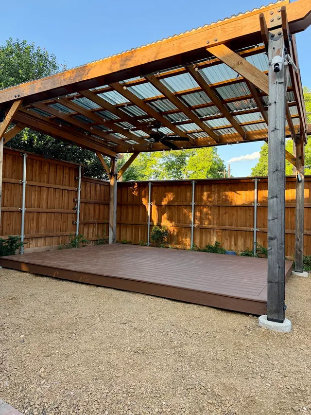Customer photo of work by Decks Fence Wood Contractors, from Andrea's review